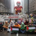 Annual Macy’s parade disrupted by Gaza protest for second year running