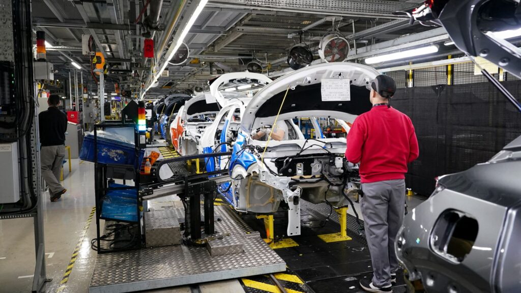 Latest sign of struggling industry as car production falls for eighth month in a row – industry data