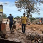 Family left with nothing forced to salvage precious memories after home devastated by floods