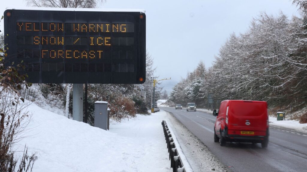 Storm Bert to bring snow, rain and wind as weather warnings cover UK