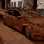 Cars ‘covered in plastic wrap’ in Spain as residents brace for another storm