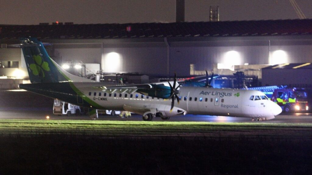 Early morning delays and cancellations after plane’s nose wheel collapsed during hard landing