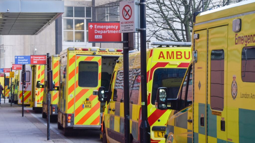 A&E departments ‘absolutely full to bursting’, top medic says