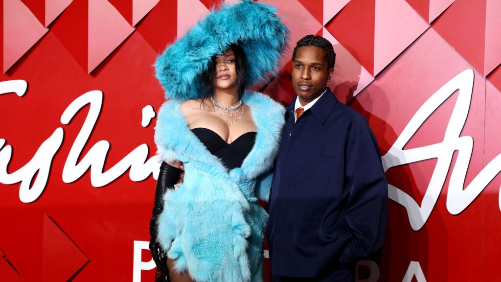 In pictures: Rihanna and ASAP Rocky walk red carpet at British Fashion Awards