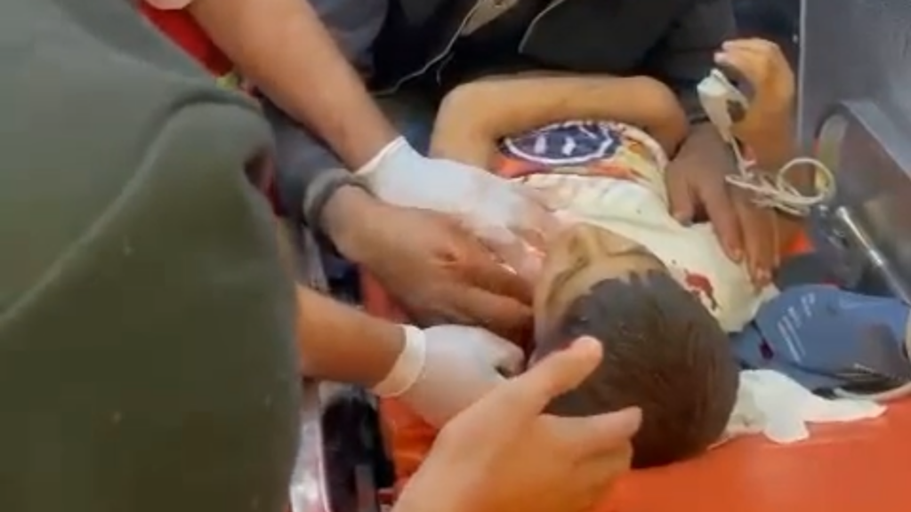 Boy, 9, paralysed for life after being shot in neck by Israeli soldiers