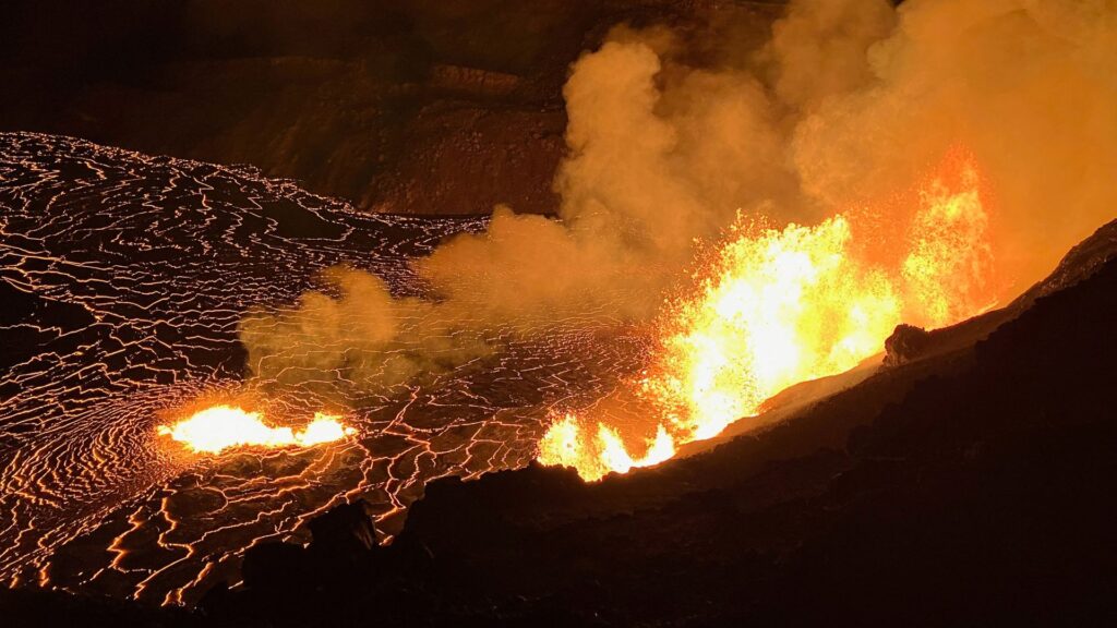 Toddler saved from falling into erupting Hawaii volcano ‘in the nick of time’