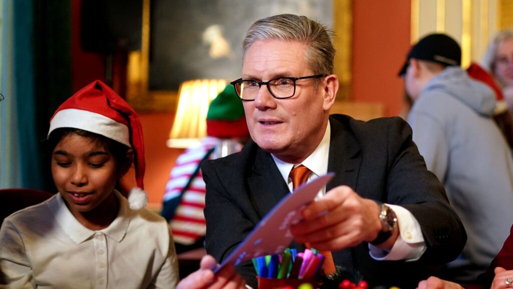 Starmer ‘looking towards a better, brighter future’ in Christmas message