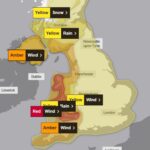 Red weather warning issued as Storm Darragh set to bring 90mph winds