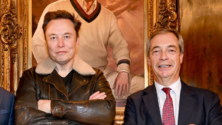 No ‘immediate’ plans to ban Musk giving Farage’s Reform UK large donations – government