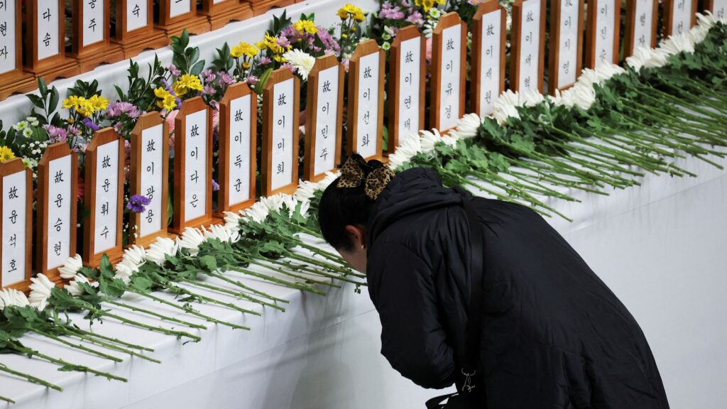 Stillness and shock after South Korea’s plane tragedy – but families’ frustration is boiling over