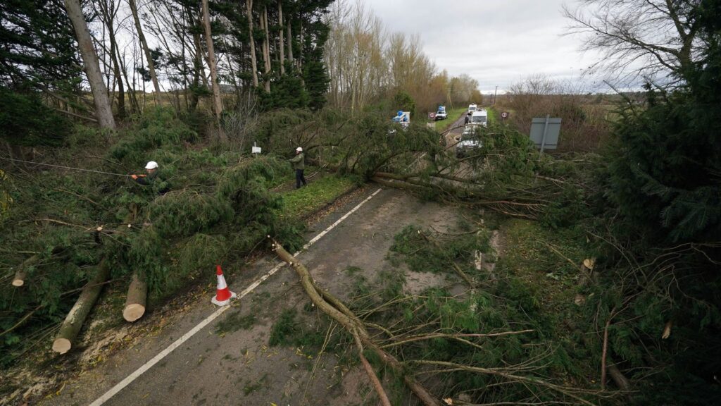 More than 50,000 still without power after Storm Darragh