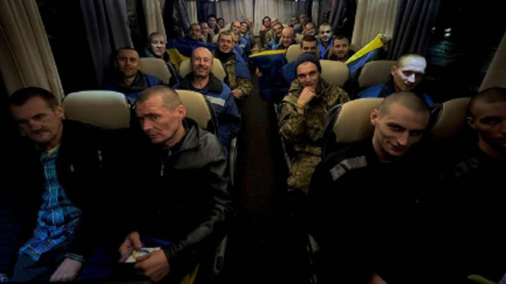 Russia and Ukraine swap at least 300 prisoners of war