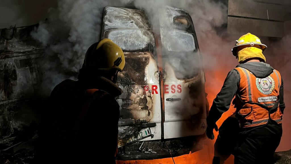 ‘She was like wood’: Baby girl freezes to death in Gaza as Israeli strikes kill at least 10