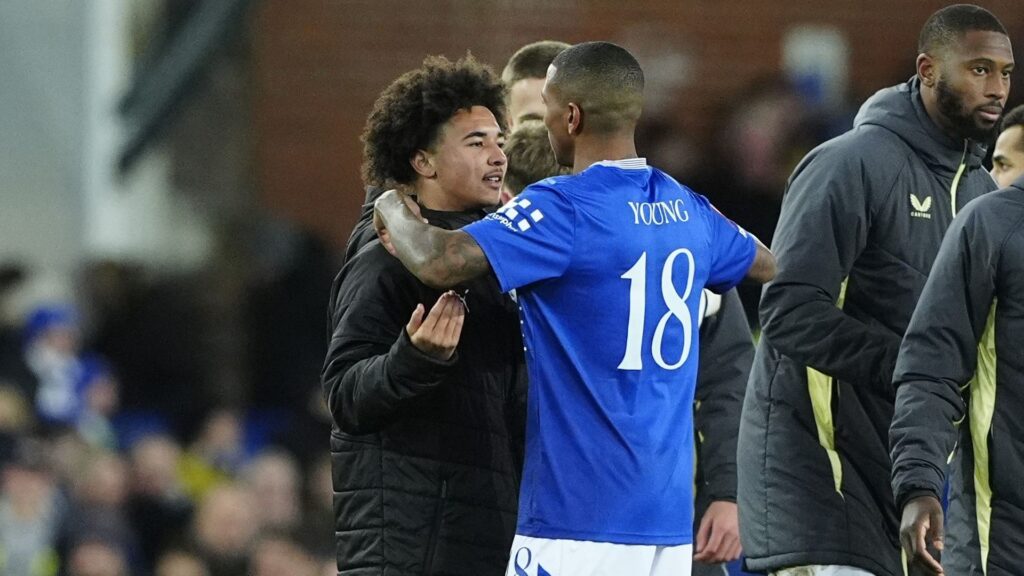 Everton footballer ‘gutted’ after son left on bench for FA Cup tie