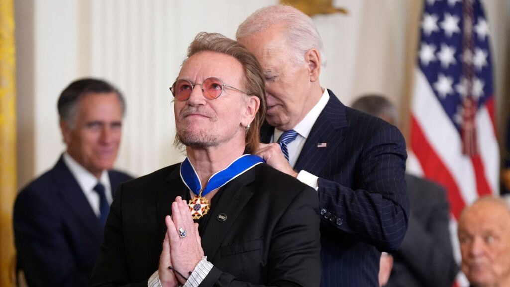 Bono, Anna Wintour, and Michael J Fox among those who receive Presidential Medal of Freedom