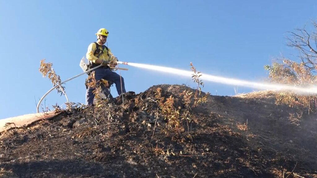 Water ‘not the problem’ for LA firefighters trying to prevent fires returning