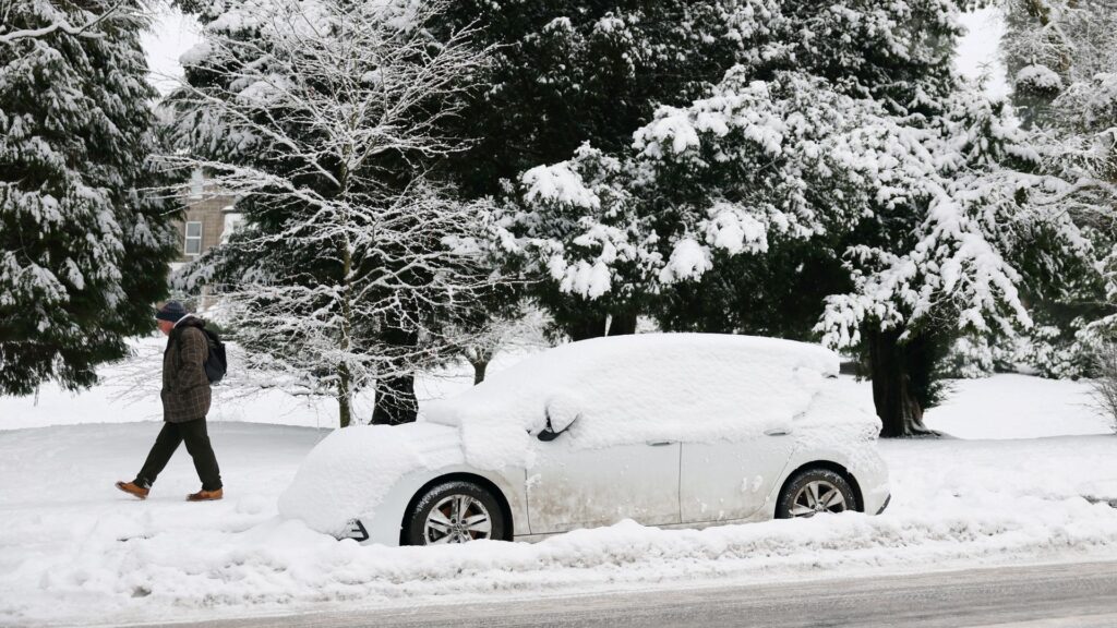 ‘Significant’ snow causes travel delays after amber weather alert – with more warnings to come