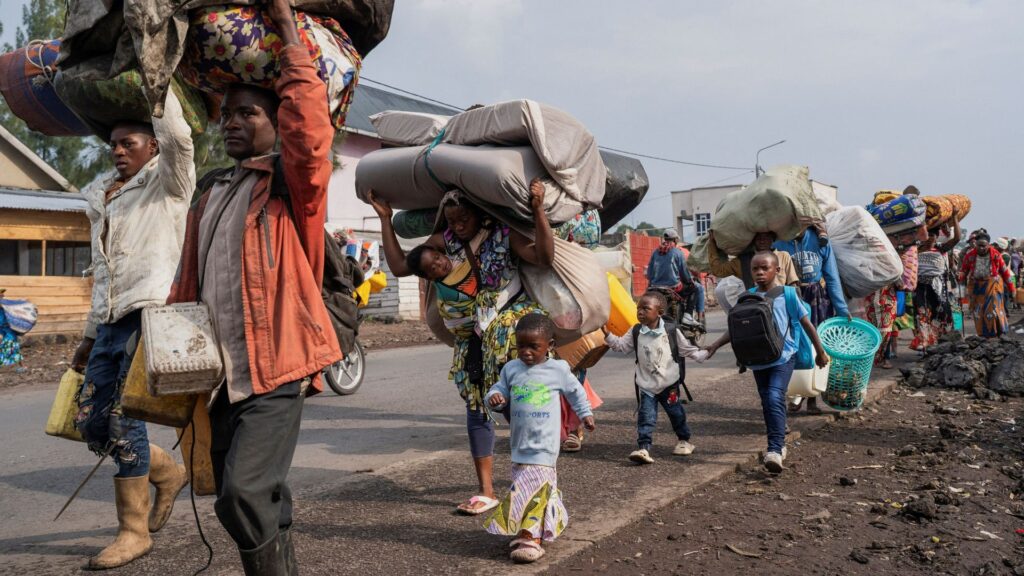 Displaced civilians in Democratic Republic of Congo face frenzy of fear and uncertainty