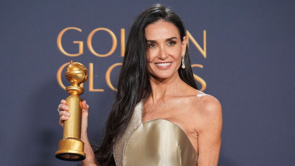 Demi Moore’s popcorn speech and A-list put-downs – Golden Globes key moments