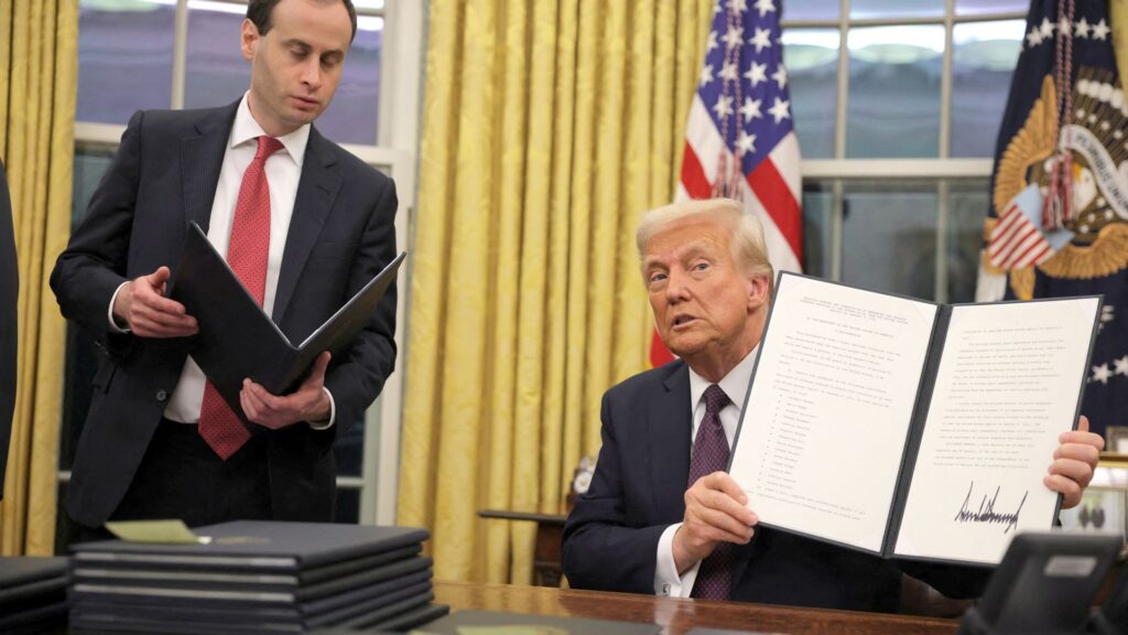 Executive orders: Trump’s first acts as new president