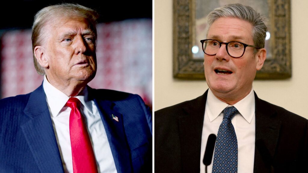 Trump and Starmer speak on phone and ‘agree to meet soon’