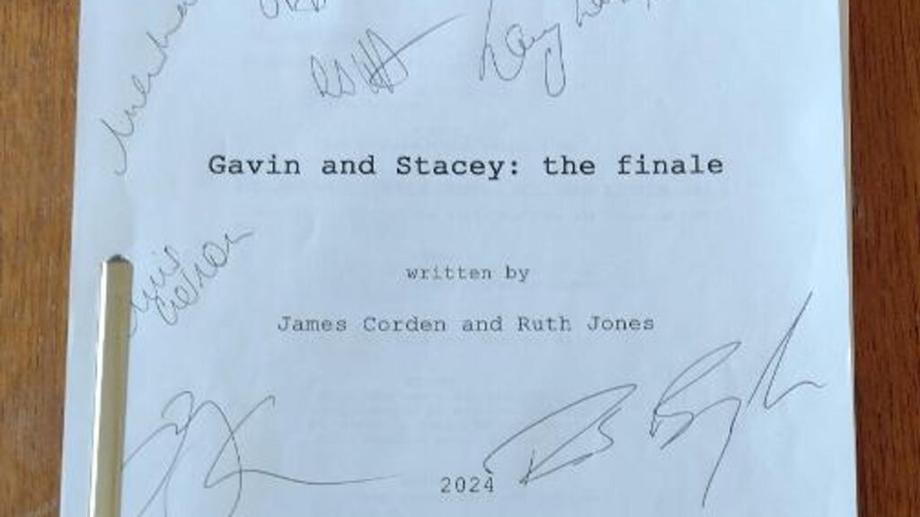 Gavin & Stacey script raises over £30k for charity