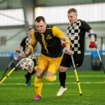 Ukraine holds first football tournament for war-wounded amputees