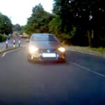 Footage shows moment stolen car rammed into police motorcyclist