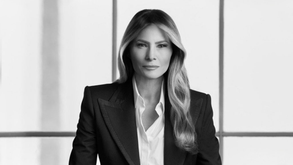 US first lady Melania Trump’s new portrait released