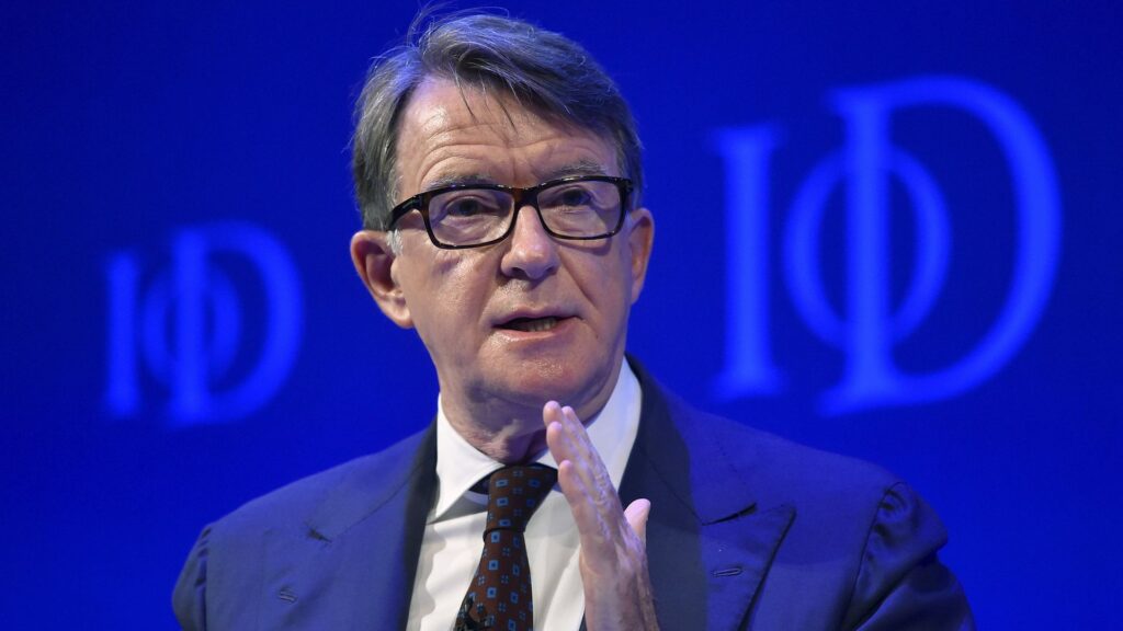 ‘I was wrong to call Trump a danger to the world,’ says Lord Mandelson