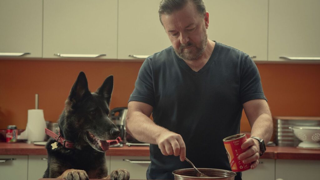 Ricky Gervais pays tribute to ‘beautiful’ After Life dog after canine co-star’s death