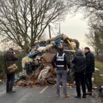 Residents ‘shocked’ as village is blocked in by 80ft-long mound of dumped rubbish