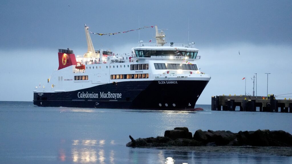 Ship at centre of long-running ferries fiasco formally begins sailings