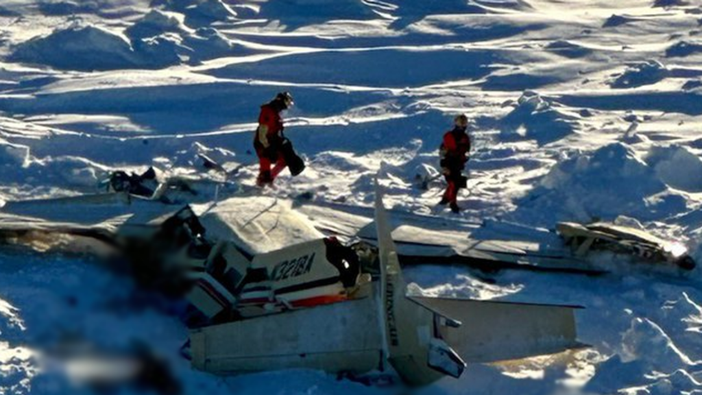 Wreckage found in Alaska of aircraft carrying 10 people