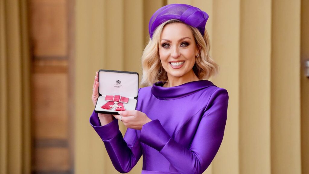 Strictly’s Amy Dowden awarded MBE by King in ‘really surreal’ experience