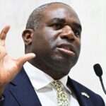 David Lammy promises £55m in support for Ukraine on visit to war-torn country