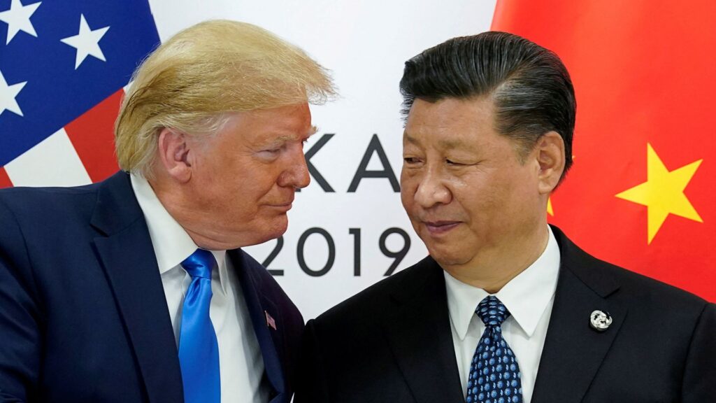 China has avoided the same tariffs as Mexico and Canada for now – and is taking Trump in its stride