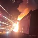 ‘Kids screaming in sheer terror’ after van packed with fireworks set alight