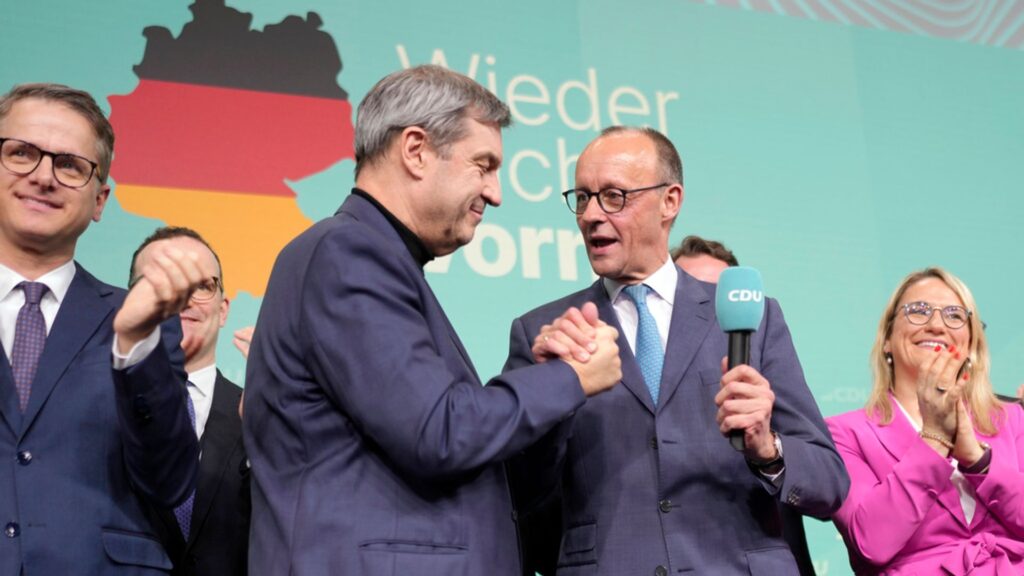 Conservatives win German election – as far-right AfD makes historic gains, projections show