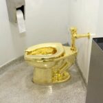 CCTV shows moment thieves roll £4.75m gold toilet out of palace