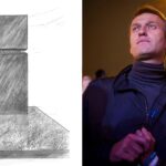 Navalny’s widow pays tribute on anniversary of his death – as supporters help choose design for tombstone