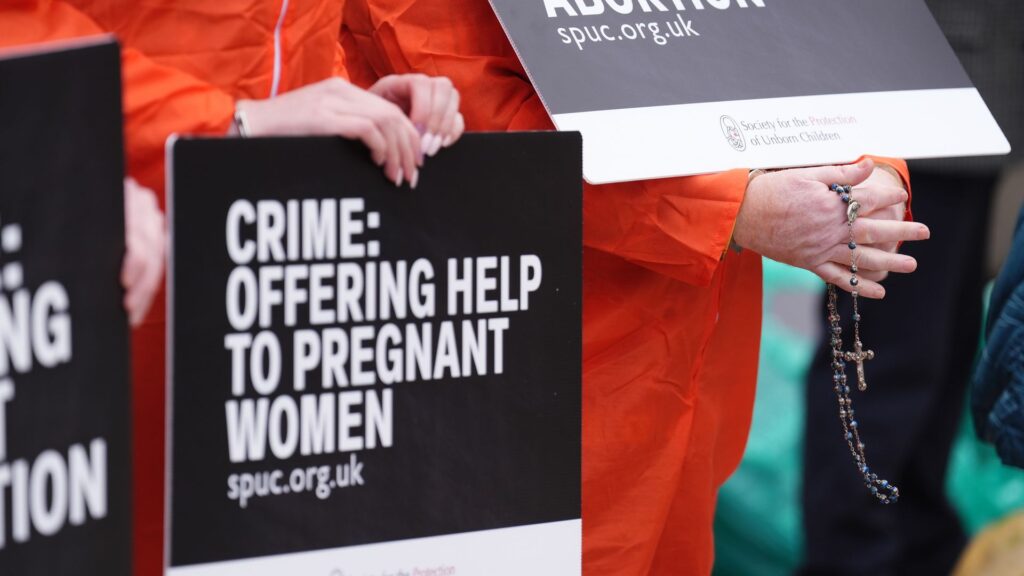 Woman, 74, first to be charged in Scotland under abortion buffer zone law