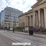 Girl, 3, dies after tram and van crash in Manchester