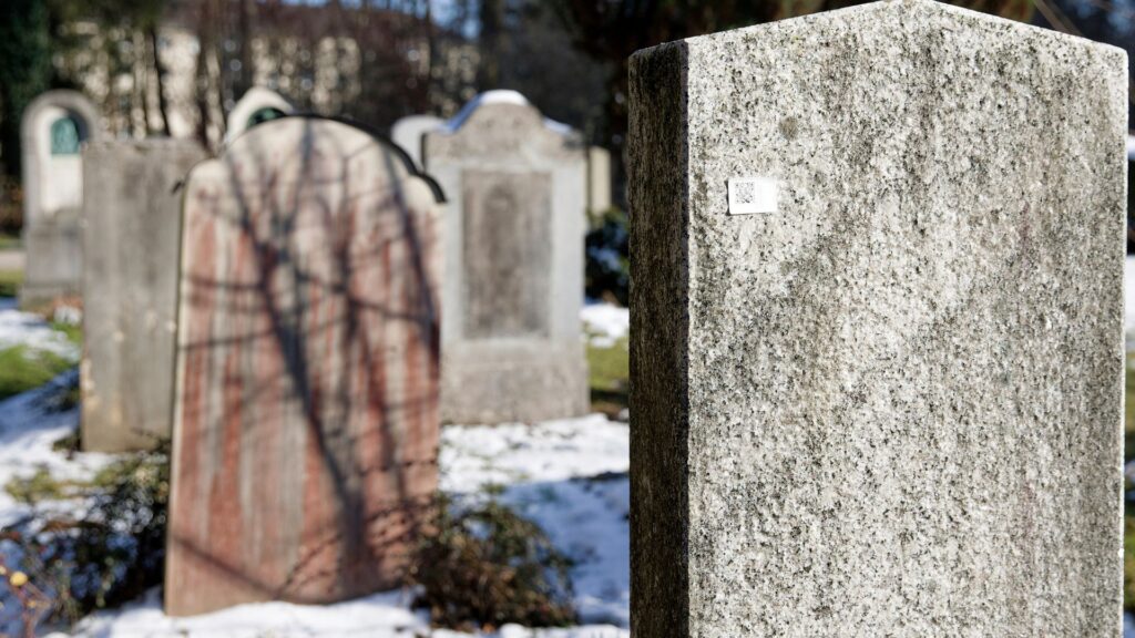 Mysterious QR code stickers appear on more than 1,000 graves