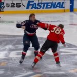 Ice hockey game between USA and Canada has three fights in first nine seconds