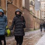 Warning of sleet, snow and rare freezing rain in parts of England this weekend