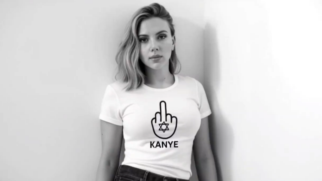 Scarlett Johansson’s anger after ‘appearing’ in AI video of stars condemning Kanye West