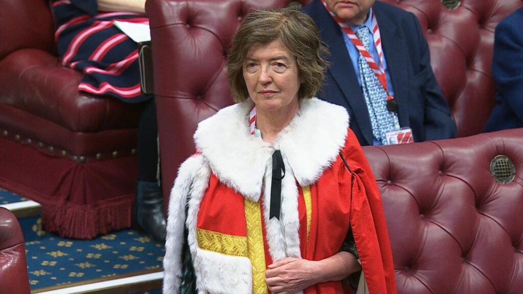 Sue Gray takes up seat in House of Lords – and receives new title