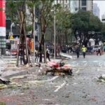 Gas explosion at department store in Taiwan kills at least four people