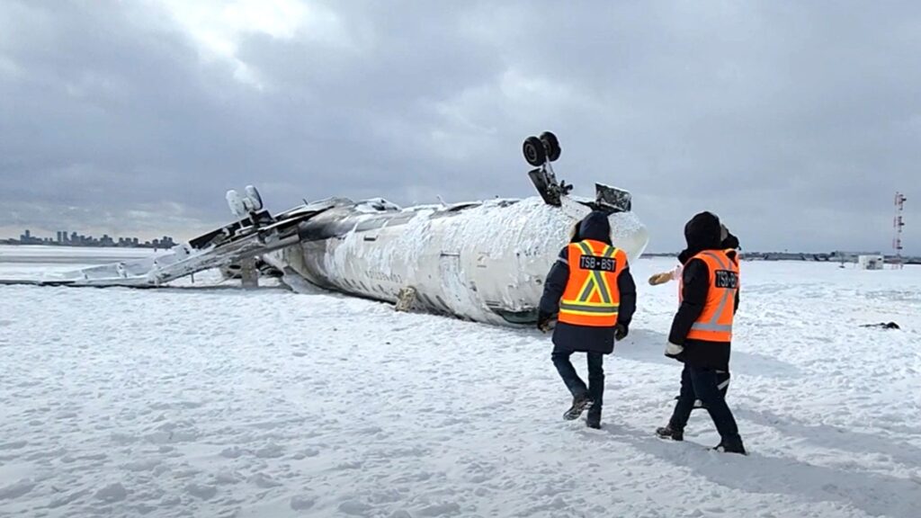 Passengers onboard Delta jet that flipped over offered money by airline